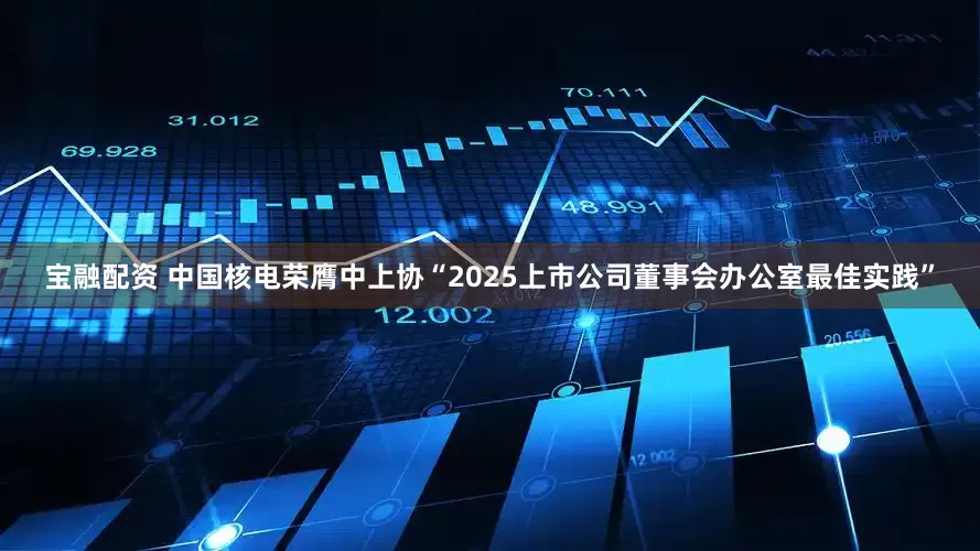 宝融配资 中国核电荣膺中上协“2025上市公司董事会办公室最佳实践”